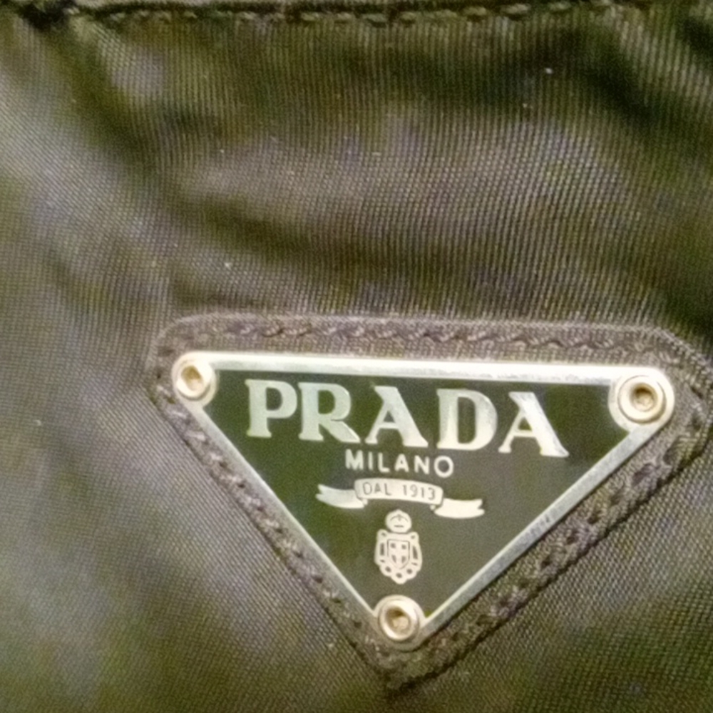 Prada nylon shopping bag/computer bag